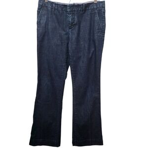 Gap Women Hip Slung Fit Dark Wash Denim Stretch Pants Size 4 Regular